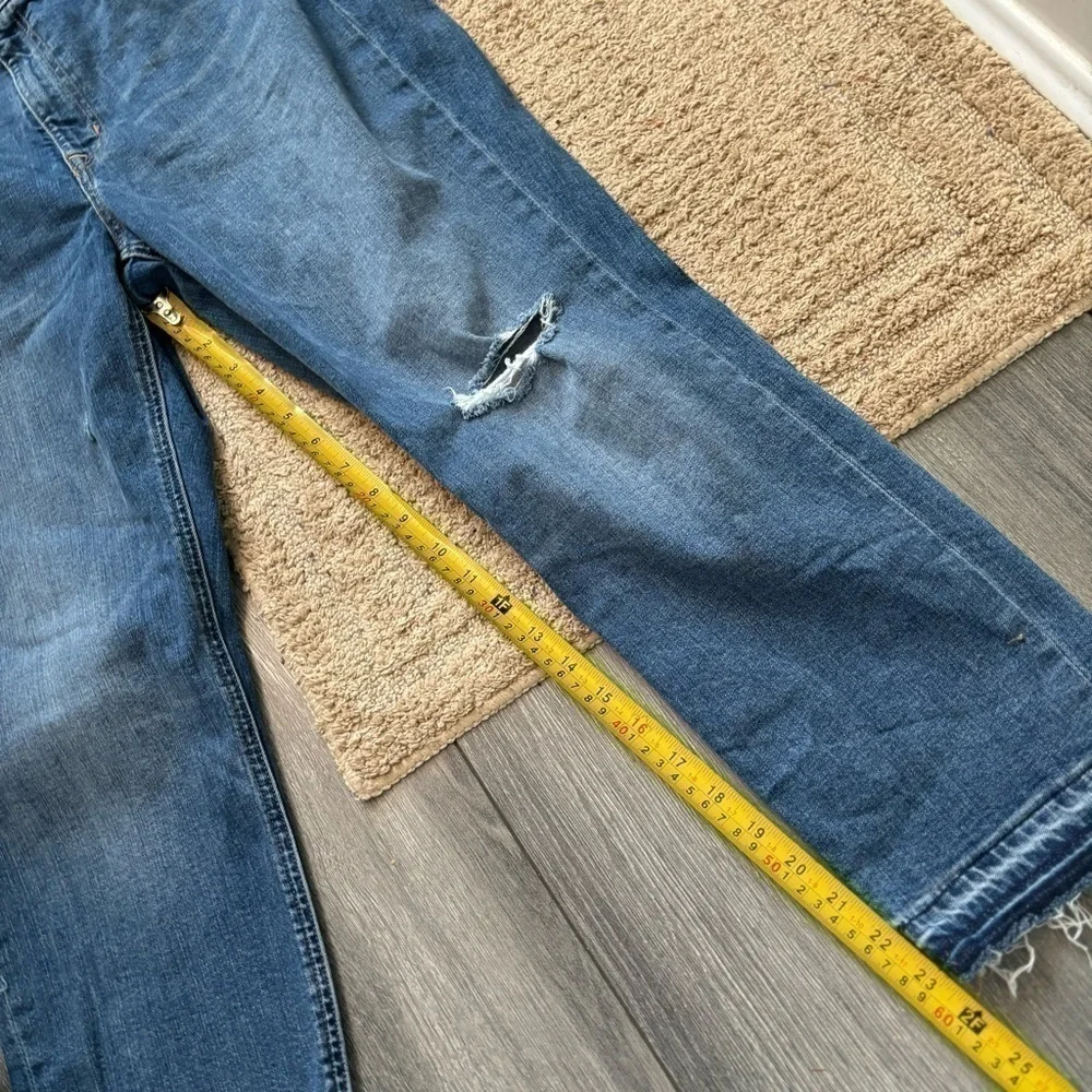 J.Crew Mercantile Slim boyfriend jean with distressed details